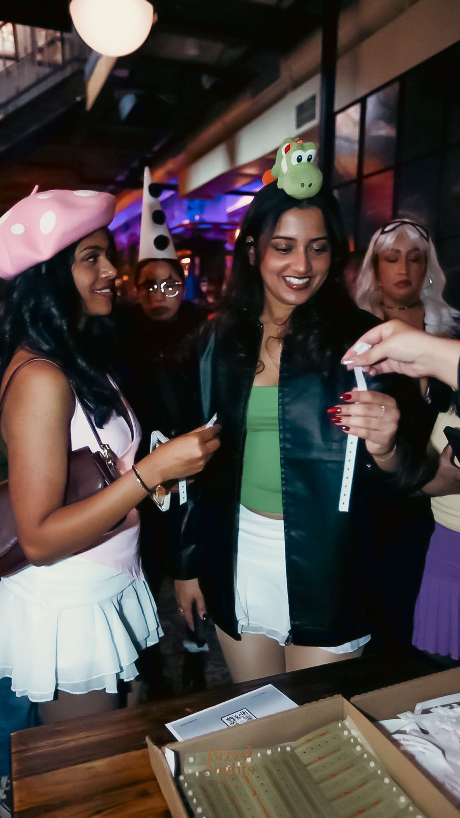 Crawloween night at a River North venue, Bizzy Nights, October 2025