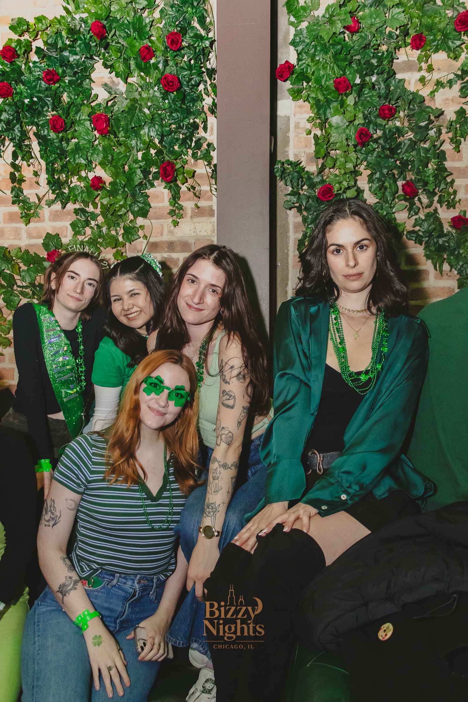 St. Patty's West Loop bar crawl, Bizzy Nights, March 2026